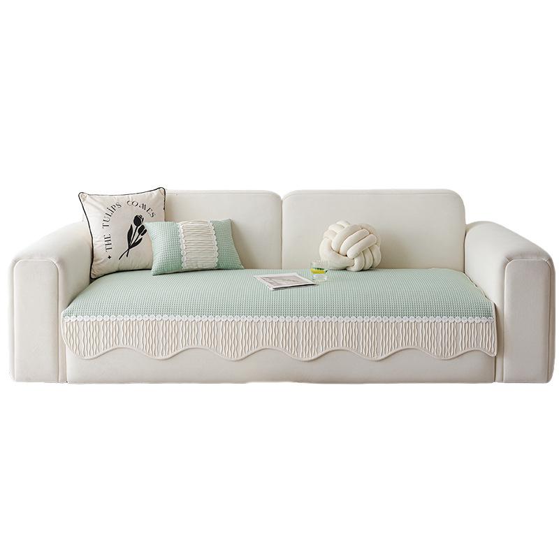 New Summer Sofa Cushion Irregular Straight Row Sofa Mat Seat Cushion Leather Sofa Special Cool Cover Towel