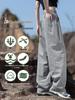 Women's Pink Ice Silk Quick-Dry Summer Pants - Petite Casual Outdoor Style