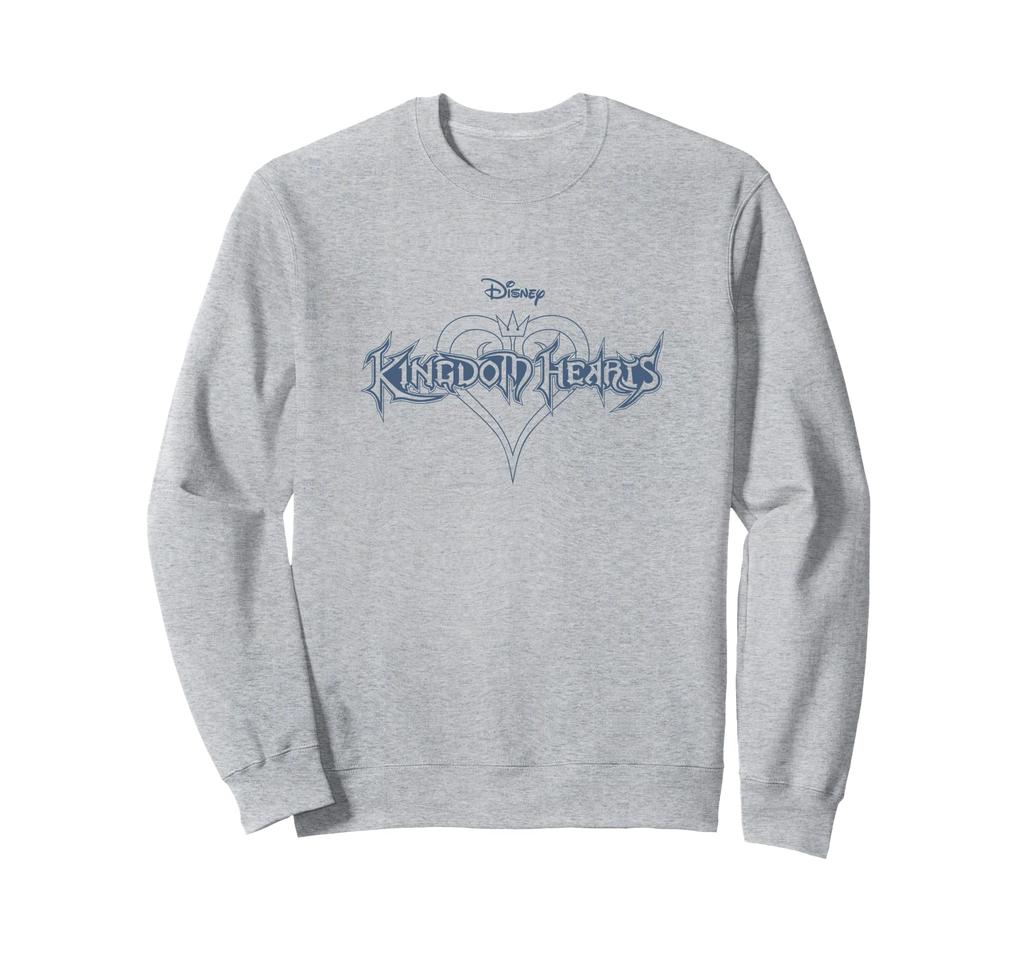 Disney Kingdom Hearts Hanging Crown Hearts Logo V2 Sweatshirt