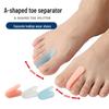 A-shaped Silicone Toe Separator and Bunion Corrector for Little Toes
