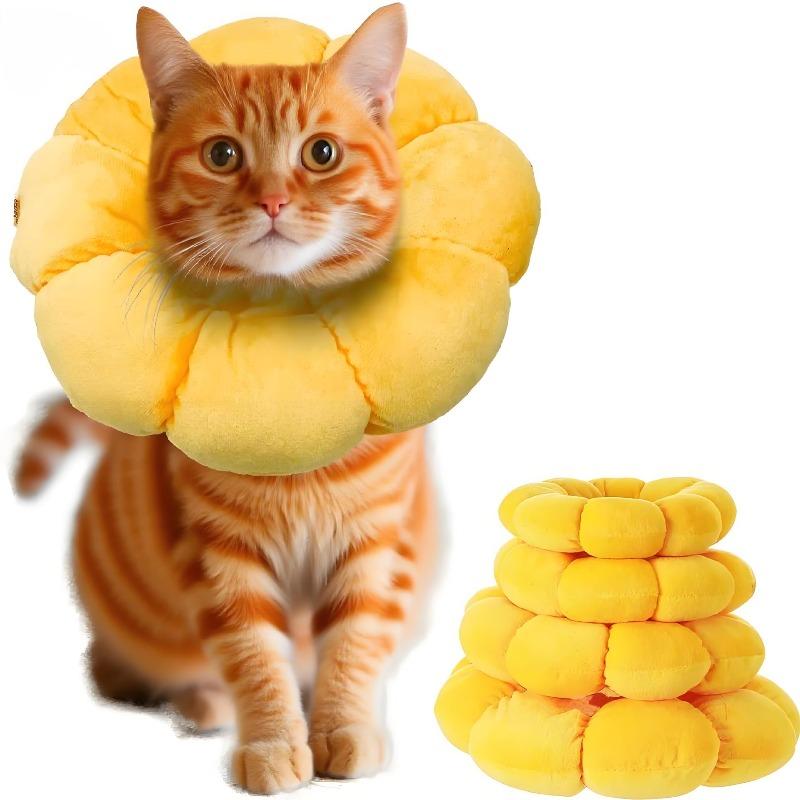 Pet Supplies Sunflower Elizabeth Ring Anti Lick and Anti Scratch Head Cover Pet Cat Collar Dog Neck Ring Sterilization ShameRing
