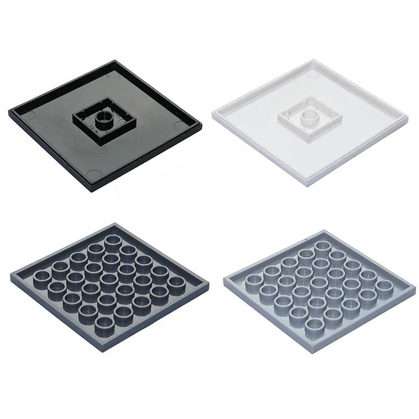 6/10PCS Dimension 6x6 Blocks Flat Tile 10202 Smooth 6*6 Construction Bricks MOC Assemble Particles DO IT YOURSELF Learning Creativity Toy ideal for