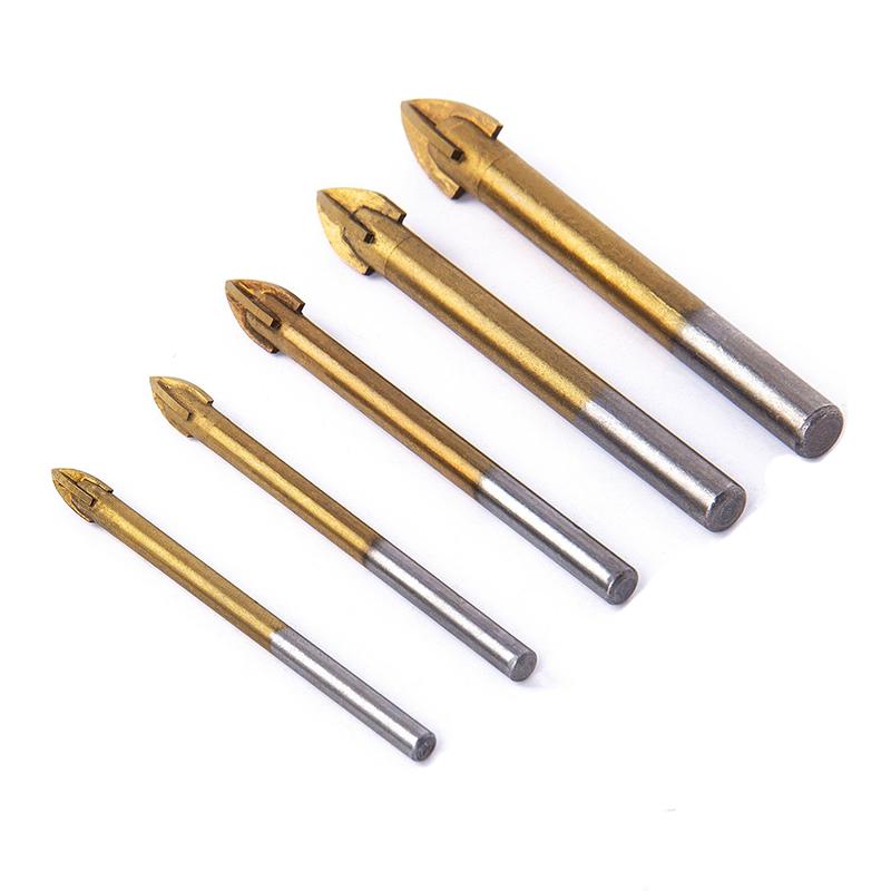 3Pcs Tools Ceramic Tile Glass And Mirror Drill Bit Set 5mm 6mm 8mm Bits Durable