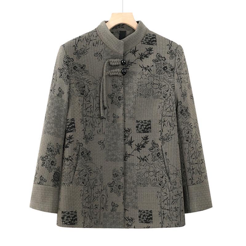 Elderly Women's Versatile Chinese Style Spring Jacket