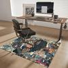 1pc Office Chair Mat with Abstract Art Print Featuring 'Buddy' - Festive Gift for Home or Office, Suitable for All Seasons and Decor Styles.P007