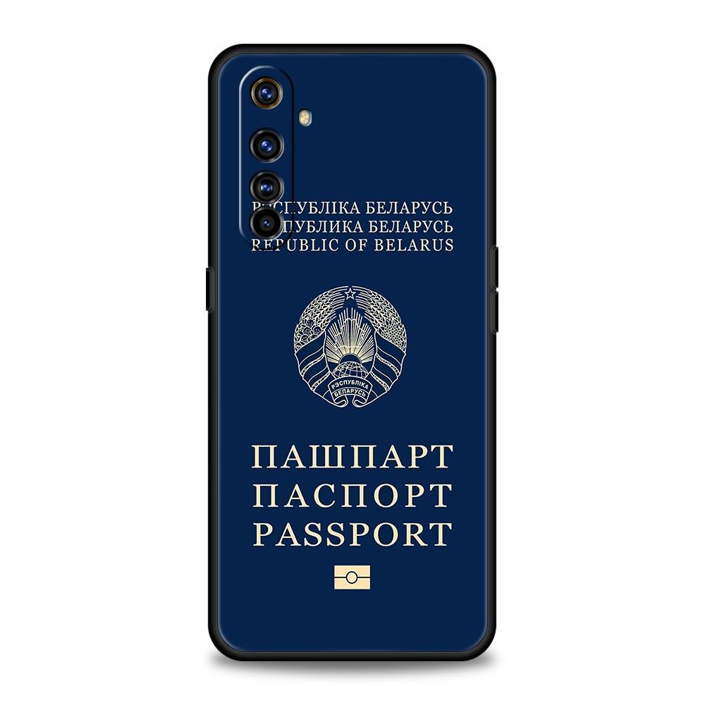 Algeria Russia Passport For Realme 11 10 9 8 5G 7 6 GT2 Pro Plus C21 C11 C25 C35 Soft Cover For Realme GT Neo 2 3 3T Phone Case