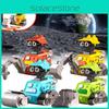 Colorful Inertial Space Exploration Engineering Car Toy For Kids Educational Playtime Fun