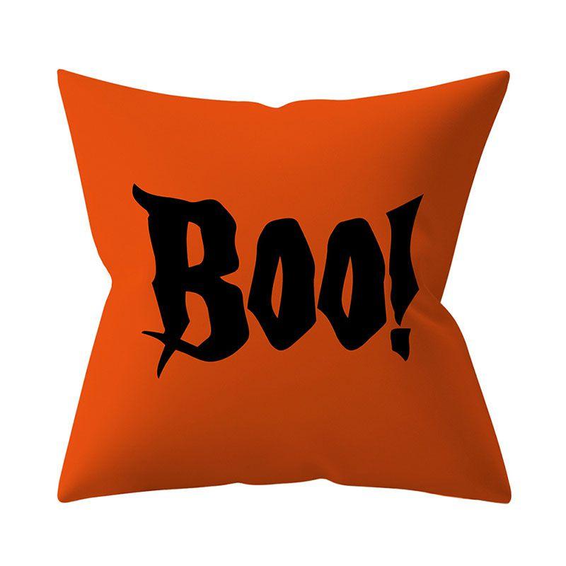 

Luxuriously Soft Fall Halloween Pumpkin Pillow Case With Invisible Zipper For Cozy Decor C