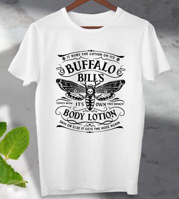 Buffalo Bill’s Body Lotion It Rubs Basket T -Shirt  Unisex Men's Ladies Top
