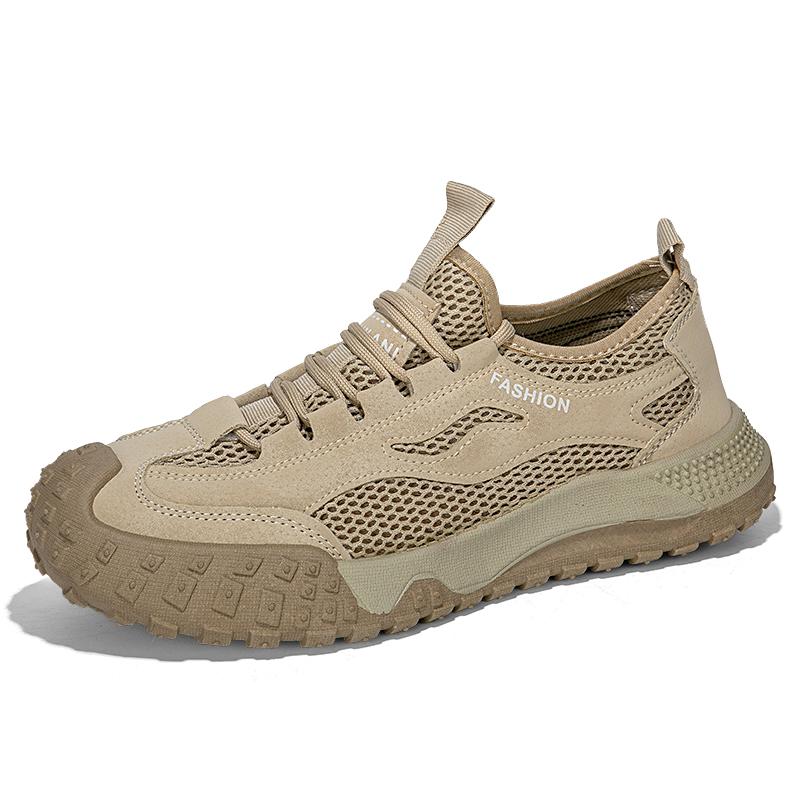 

2025 New Men s Casual Shoes Trendy Breathable Classic Odor Resistant Versatile Lightweight and Durable Daily Sports Shoes 44 хаки