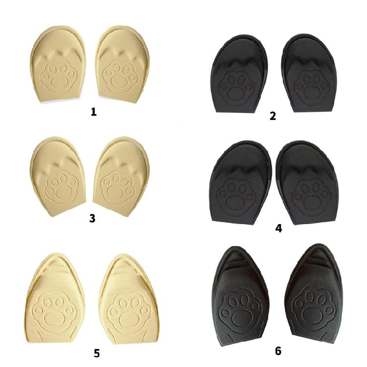 10Pcs High Heel Protectors Pads Soft Sponge Forefoot Cushion Anti Blister Adhesive Shoe Inserts For Women Dress Shoe