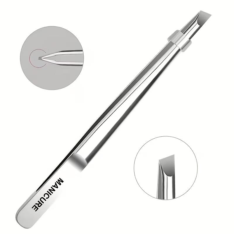 Xiaomi Stainless Steel Tweezers for Hair and Eyebrows Hair Removal Tweezers, Horizontal and Slant Tip for Easy Plucking and Grooming
