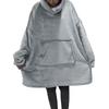 Unisex Winter Fleece Robe - Thick, Warm, Outdoor & Home Mid-Length for Couples