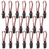 20 Pcs Heavy Duty Tarp Clamps With Carabiner Tent Snaps Durable Awning Clips  Farming Garden
