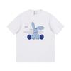 Summer Fashion Heavyweight Retro Men's English Letters 100% Cotton Printed Round Neck High-quality Casual Fitness Street T-shirt