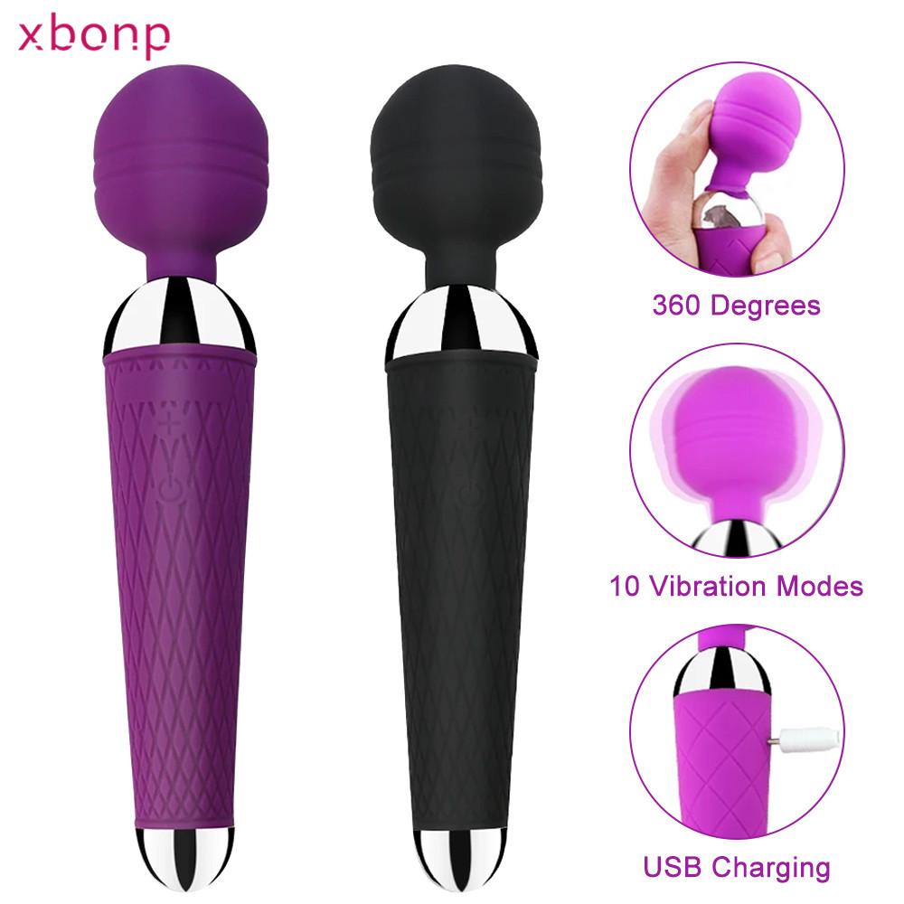 Vibromasseur AV puissant à 20 vitesses, baguette magique, stimulateur de Clitoris, jouets sexuels pour femmes, masseur de point G, produit érotique sexuel féminin adulte