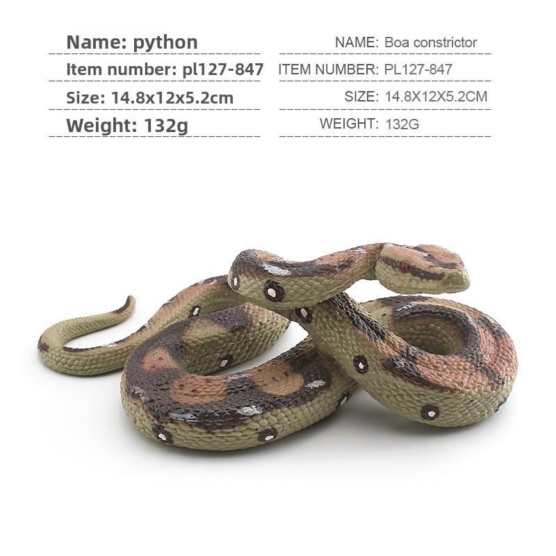 Realistisches Schlangen-Reptilien-Modell mit lebensechtem Design für Sammlung und Ausstellung