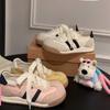 "~ The Inner Height of the Thick-soled Little White Shoes for Women with Big Heads and Ugly Cute Shoes Increases In Spring and Autumn