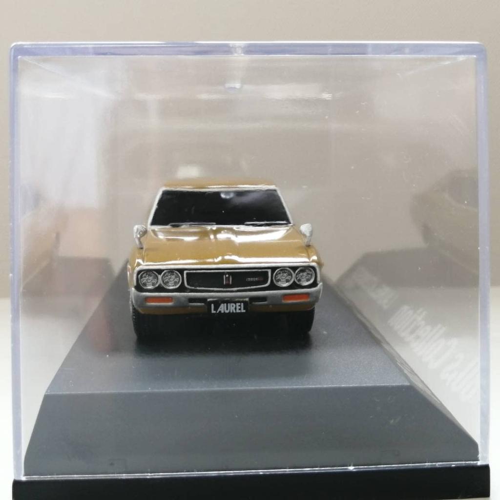 Aoshima Skynet SKYNET 143 Laurel HT 2000 SGX 1973 Brown Mini Car