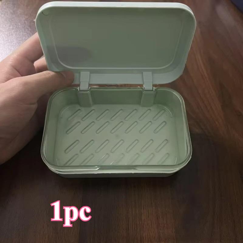 1PC Drainage Soap Storage Rack Bathroom Soap Box Without Punching Toilet Bathroom Travel Soap Box