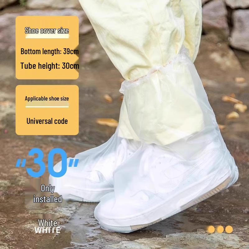 Waterproof Anti-Slip Rain Shoe Covers for Men and Women – Wear-Resistant Mid-Calf Overshoes