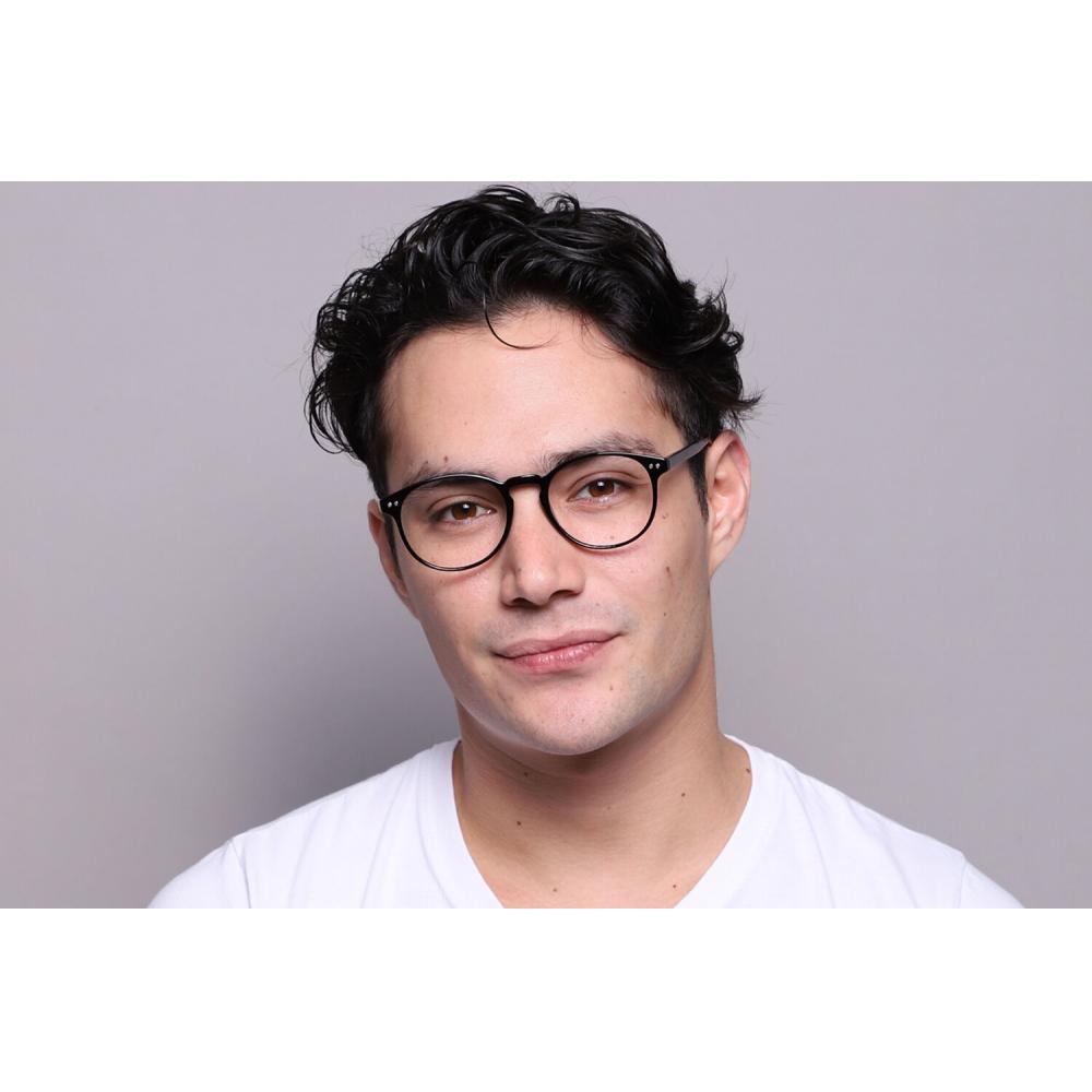 Full Rim Oval Shiny Black Smartbuy Collection Noor Cp109 Fashion Unisex Eyeglasses