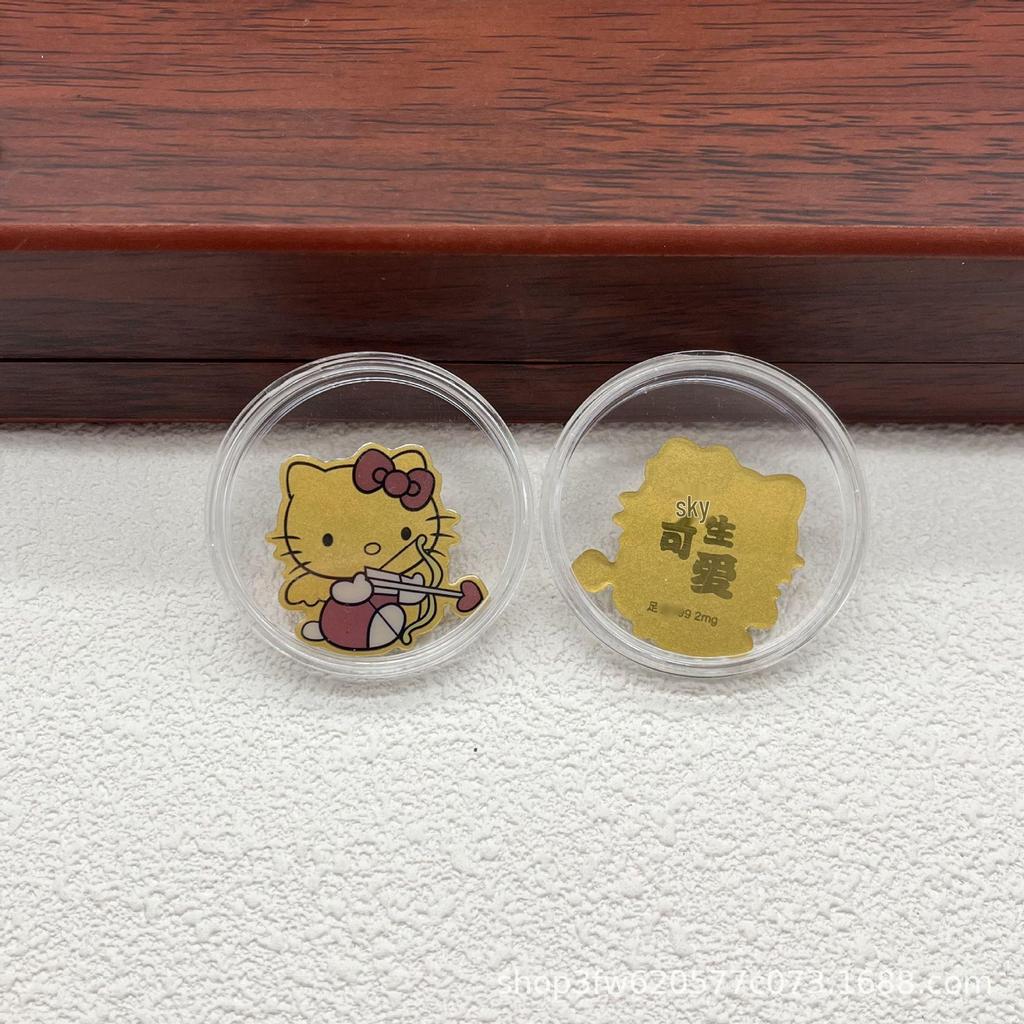 Sanrio 999 Fine Gold Phone & Fridge Sticker - Perfect Gift for Friends