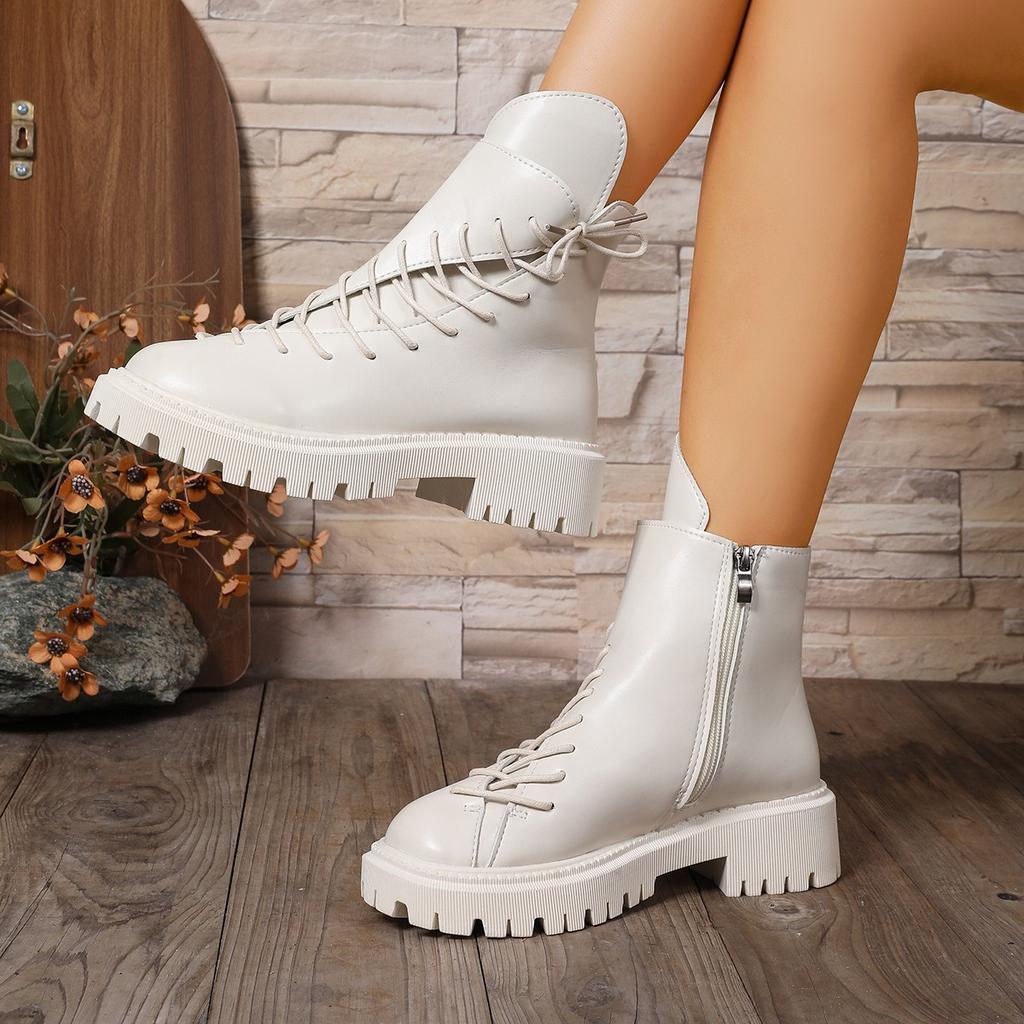 Fashion Winter Round Toe Thick Sole Anti Slip Comfortable Casual Work Boots Fashionable New Style Elegant/sexy Riding Boots for Women