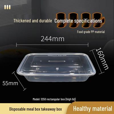 Disposable Rectangular Food Container
