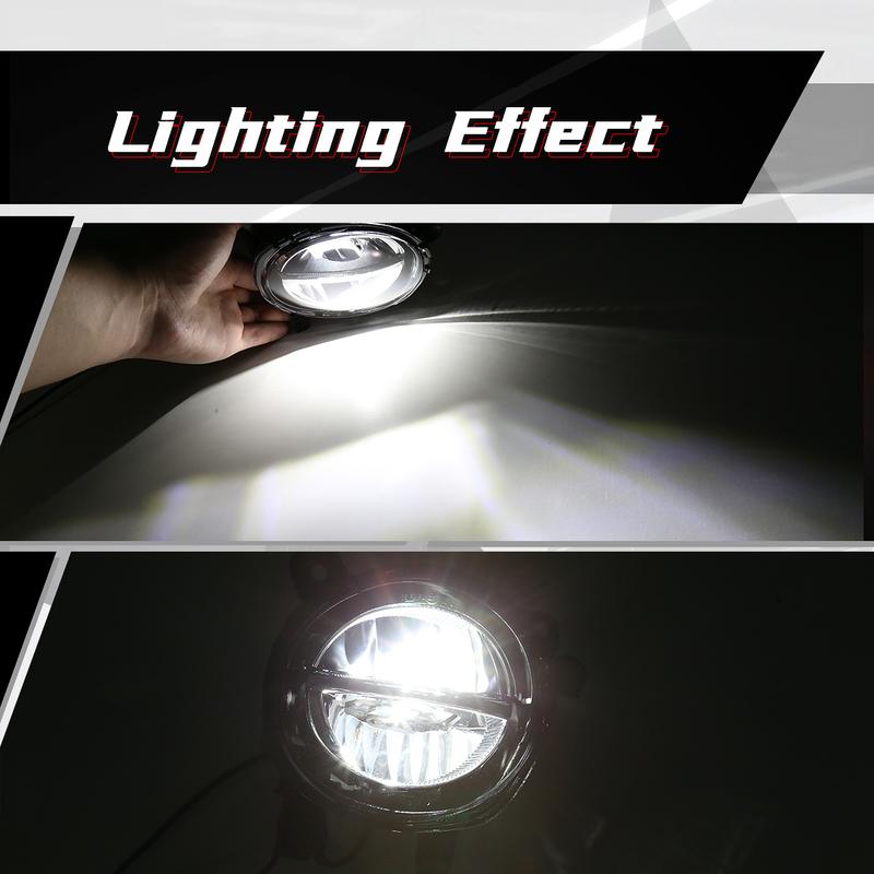 63177315559 63177315560 For BMW F20 F21 F22 F23 F30 F31 F32 F34 GT F35 LCI Car Fog Lamp LED Front Bumper Driving Lights DRL 12V