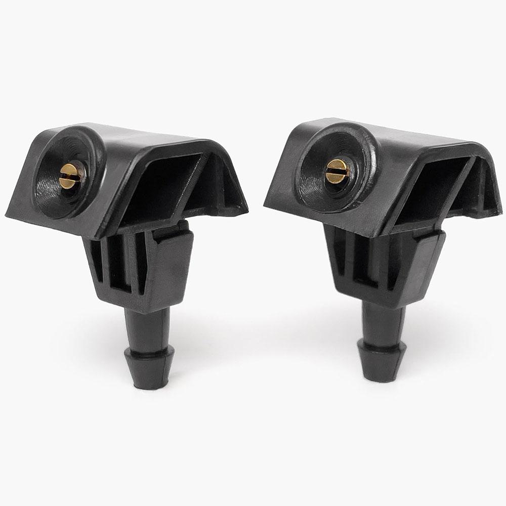 2× Windshield Washer Nozzle For Nissan Juke Almera 2012-2018 Note E11 2004-2011