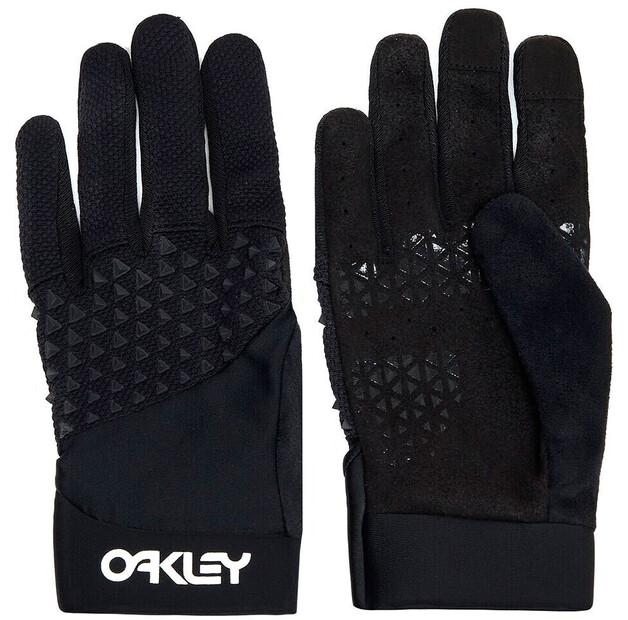 Велосипедные перчатки Oakley Drop In MTB (черные) S