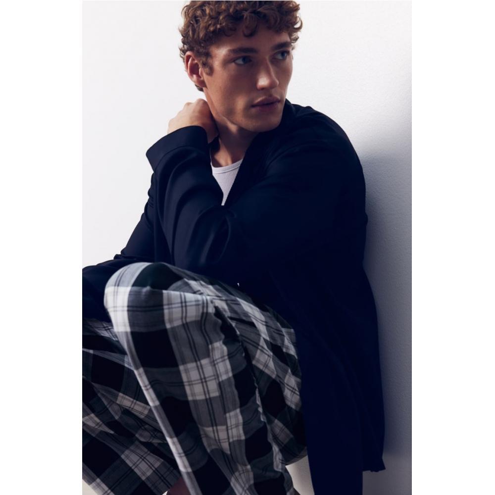 

Пижамные брюки свободного кроя HM, черно-белая клетка