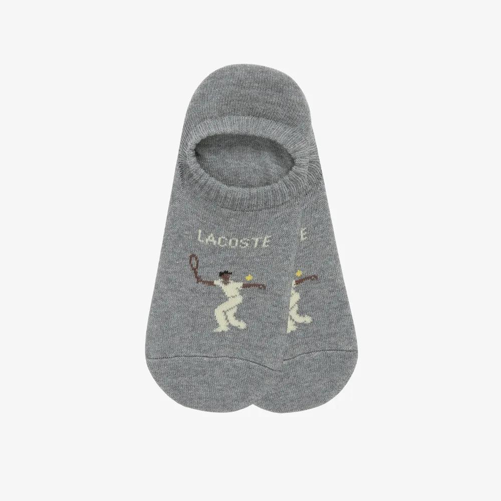 Women's Tennis Graphic No Show Socks RA199E-56G-056