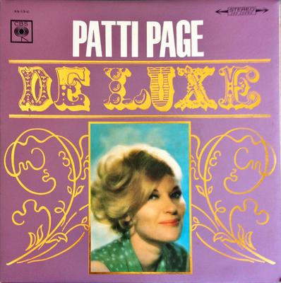Disque vinyle PATTI PAGE Patti Page De Luxe XC13C CBS 1966 Japon CountryFolk Occasion