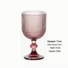 Premium Thickened Glass Goblet for Red Wine, Juice, Bar, or Wedding Decoration
