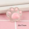 12Pcs Cute Shoes Charm Set Resin Cartoon Night Light Kitten Claw Shoe Decorations Buckle for Sandals Clogs DIY Accessories Gift