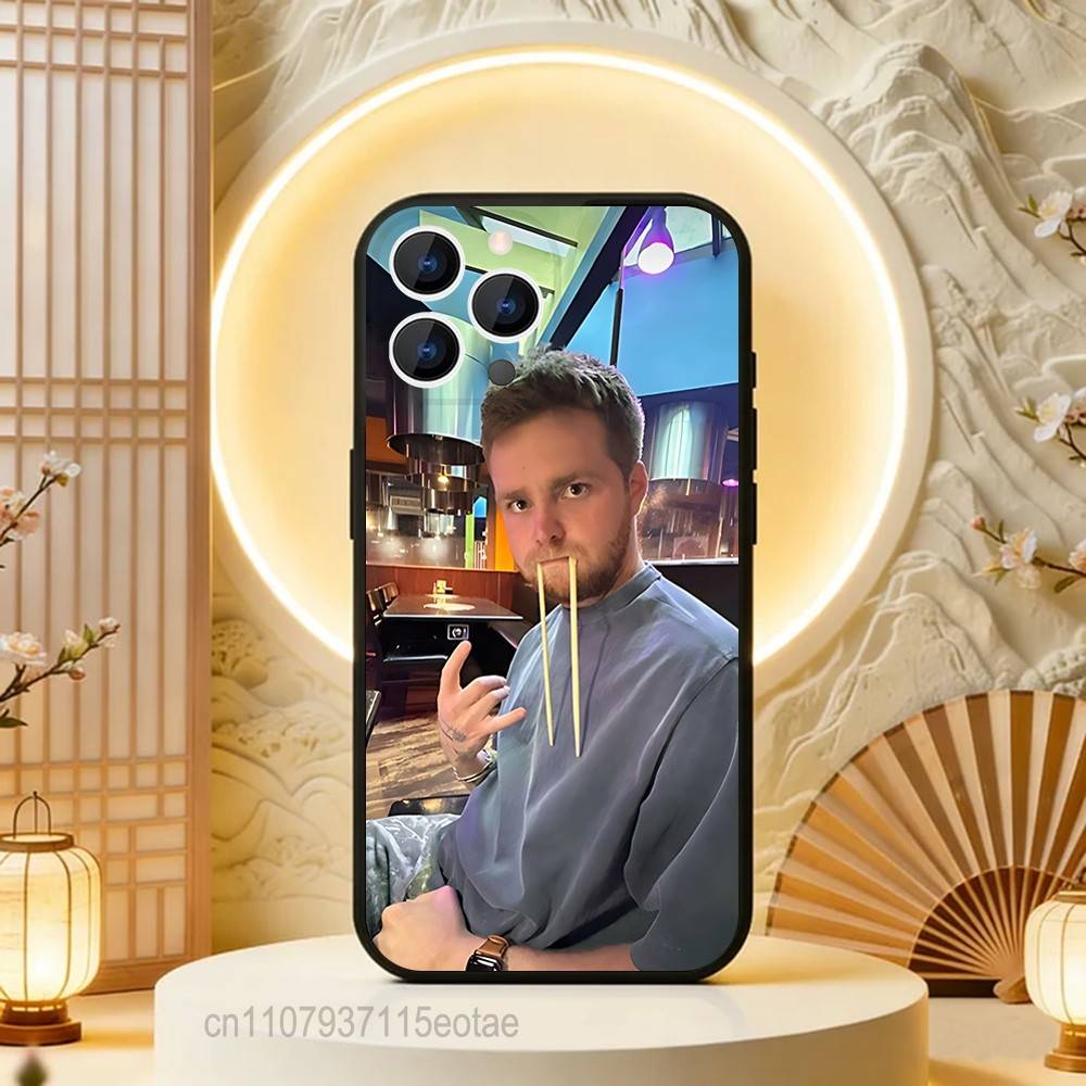 A-Alex W-Warren Singer FUNNY Black Soft Case For iPhone 17 13 14 15 11 16 12 Pro Max Pro Max Plus E Air Mini Phone Cover Shell