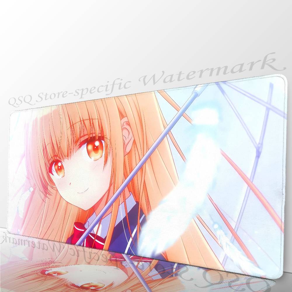 Der Engel von nebenan verwöhnt mich bis zur Besinnungslosigkeit Anime Mauspade Maismatte Schreibtischmatte Mit Polster Gaming Zubehör Prime Gaming XXL Tastatur P