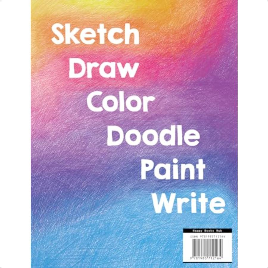 

Sketchbook: 100+ пустых страниц 8,5 x 11 дюймов блокнот для рисования, дудлинга, письма или эскизов United States