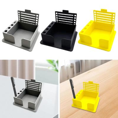Note Pad Dispenser Portable Note Holder with Template Sturdy PLA Notepad Organizer for Office School Home Desk Planning And Organization