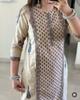 Indian Designer Party Wear Kurta Pant Dupatta Set Women Bollywood Top Tunic Salwar Suit Kurti