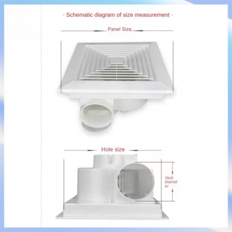 Kitchen Bathroom Ventilator Toilet Ceiling Ventilating Fan Household Mute Integrated Ceiling Exhaust Fan