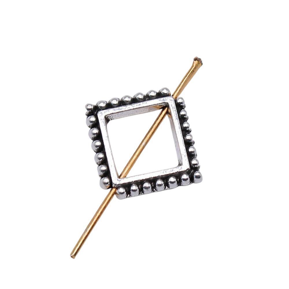 Openwork Beads Mini Hole Geometric Frames For Minimalist Jewelry Components