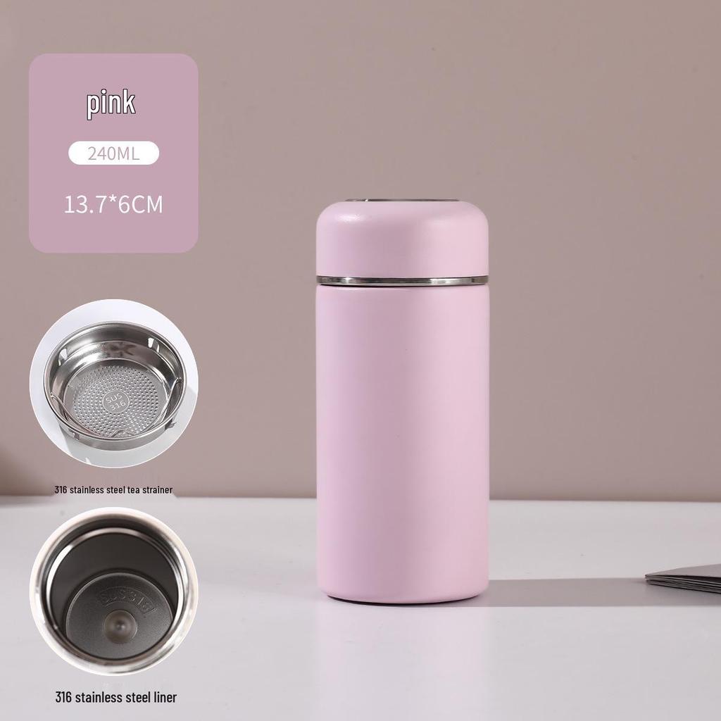 Portable Mini Thermos: Cute 316 Stainless Steel Pocket Cup for Girls - High Appearance Gift