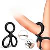 Cock Rings Silicone Ball Stretcher Delay Ejaculation TPE Penis Ring for Men Sex Toys Adjustable Semen Lock Ring SM Penis Sleeve