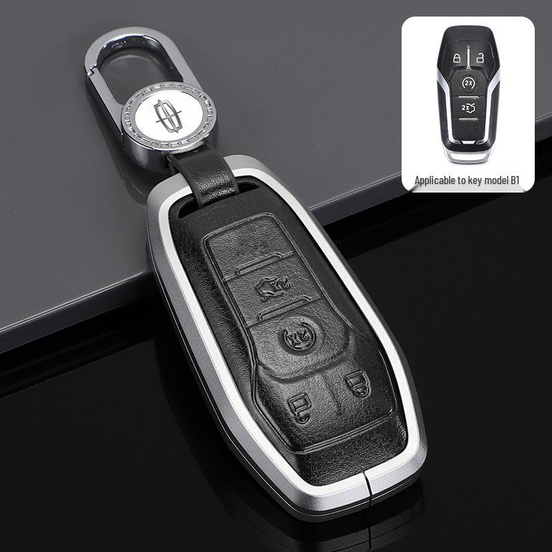 High-End Protective Key Case for 2014-2017 Lincoln MKC, MKZ, MKX Models - Unisex Design