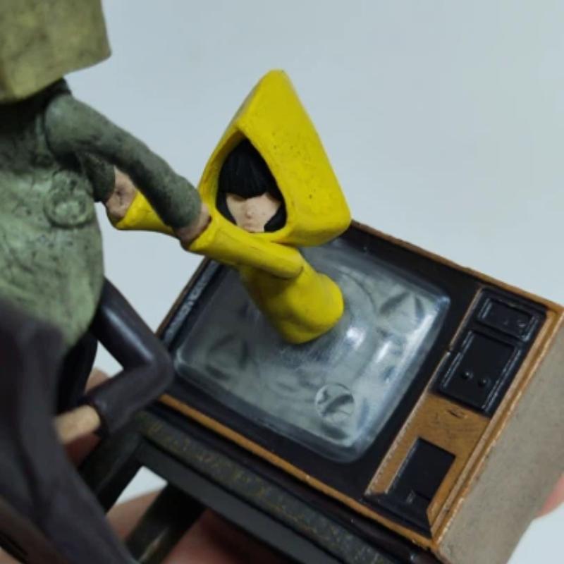 Little Nightmares Ii Anime Game Figure Six Mono Action Figure Model Toys Cartoon Character Ornament Collection Halloween Gifts