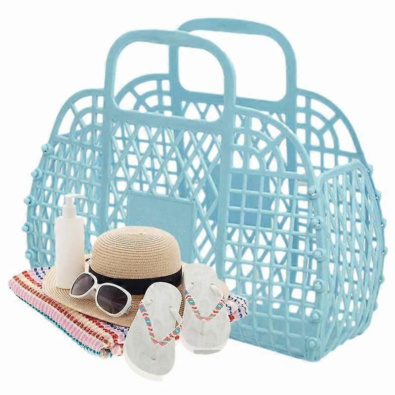 Borsa in Gelatina Borse Luminose in Gelatina Cesto Regalo Riutilizzabile Borsa da Spiaggia per Bambine Portamonete in Gelatina per Bambini Piccoli Cesto di Halloween Sposa Pasqua