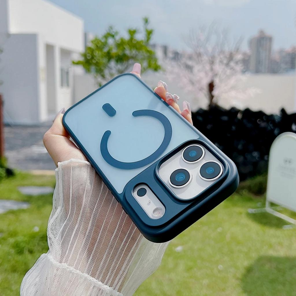 New Shockproof Matte Translucent For Magsafe Magnetic Wireless Charge Phone Case for iPhone 17 17 Air 17Pro 17 Pro Max Cover